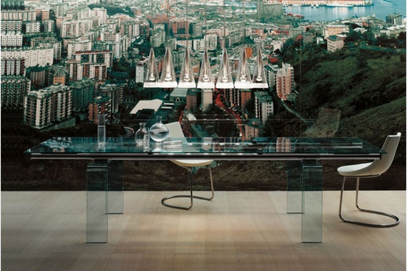 Tavolo allungabile Stilt Glass